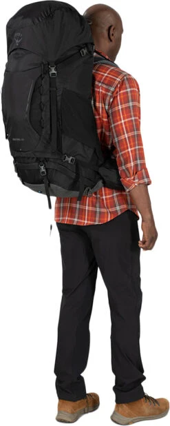 Osprey Kestrel 68 Adventure Trekking Pack 28 Osprey Kestrel 68 Adventure Trekking Pack -Outdoor Essentials Shop 0014 Kestrel 68L S23 OnBody2 Black 10004750 10004751copy