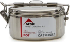MSR Alpine StowAway Pot 475ml Stainless Steel Camp Cookware -Outdoor Essentials Shop 1090039f 4d7e 4329 b20c da1db2a45193Snmall Stow away pots