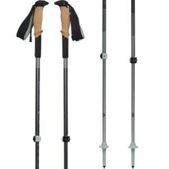 Black Diamond Pursuit Shock Adjustable Trekking Poles -Outdoor Essentials Shop 110068 9481 PURSUITSHOCKTREKKINGPOLES SteelGrey FoamGreen 02 SPLITcopy