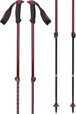 Black Diamond Trail Back Trekking Poles -Outdoor Essentials Shop 112548 6003 TRAILBACK DARKCRIMSON 02 splitcopy 1