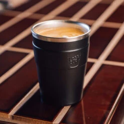 Thermal Insulated 340ml Reusable Tea/Coffee Cup -Outdoor Essentials Shop 12oz4