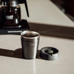 Thermal Insulated 340ml Reusable Tea/Coffee Cup -Outdoor Essentials Shop 12oz7