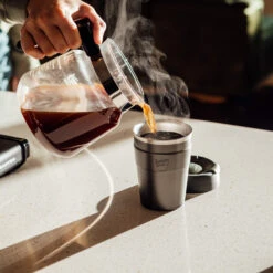 Thermal Insulated 340ml Reusable Tea/Coffee Cup -Outdoor Essentials Shop 12oz8 1