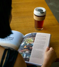 Brew Cork Glass 454ml Reusable Tea/Coffee Cup -Outdoor Essentials Shop 16ozillust1