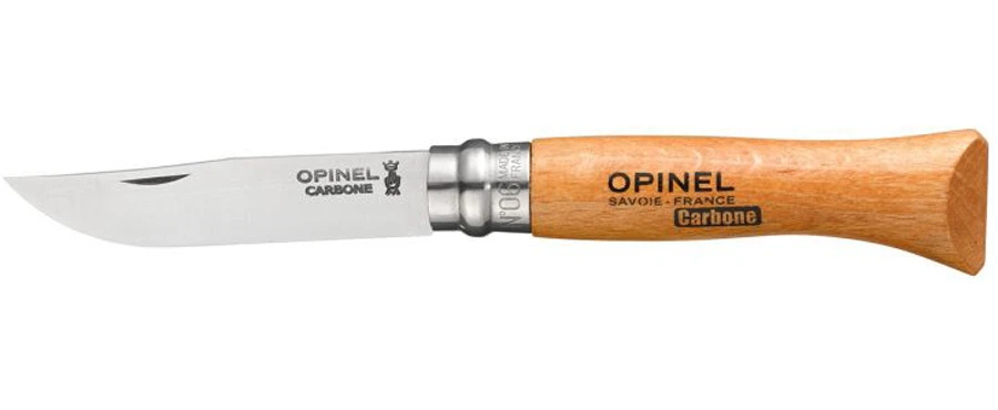 Opinel No.6 Carbon Compact Folding Pocket Knife 4 Opinel No.6 Carbon Compact Folding Pocket Knife - Image 2