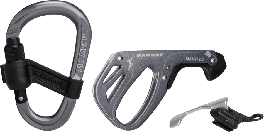Mammut Smarter Rock Climbing Belay & Carabiner Package 3 Mammut Smarter Rock Climbing Belay & Carabiner Package