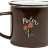 POLER Camp Mug Classic Enamel Camping Cup -Outdoor Essentials Shop 221ACM9101 BRN 1