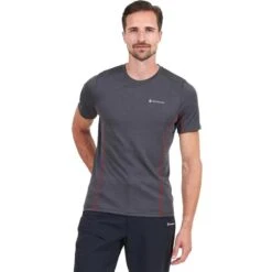 Montane Dart Technical Short Sleeve T-Shirt -Outdoor Essentials Shop 24354b36 d310 4b9a b3fc 7c035ed58b4c slate 1