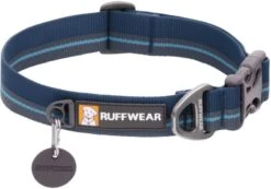 Ruffwear Flat Out Webbing Dog Collar -Outdoor Essentials Shop 25203 flat out collar blue moon horizon web.416e48482fa1 1