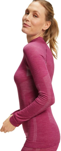 Falke Wool Tech Long Sleeve Women's Base Layer Top -Outdoor Essentials Shop 33225 8692 detail 2