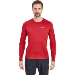 Montane Dart Technical Long Sleeve Base Layer Top -Outdoor Essentials Shop 77d4fe64 7a42 43cc a702 1827c2c94114 red1