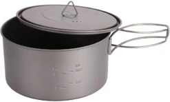 Titanium Pot Ultralight Camping Cookware -Outdoor Essentials Shop 900 m
