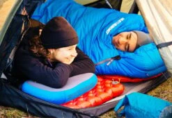 Sea To Summit Aeros Premium Inflatable Camping Pillow -Outdoor Essentials Shop 9effa2a0 ec3f 4931 a4d7 4cceefd3deceAeros Pillow Premium In Use women backpacking 1308b957 1 1