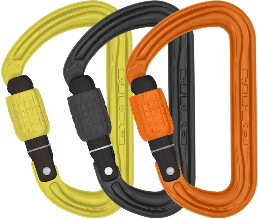 DMM Shadow Rock Climbing Carabiner Set 3 DMM Shadow Rock Climbing Carabiner Set
