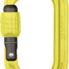 DMM Perfect0 Oval Rock Climbing Carabiner -Outdoor Essentials Shop A592LG PerfectO screwgate limegreen