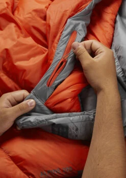 Rab Alpine 200 Ultralight Down Sleeping Bag -Outdoor Essentials Shop ALPINE 200 FIRECRACKER QSD 26 FCR 08