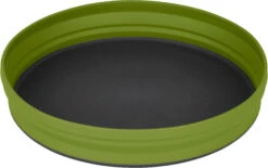Sea To Summit X-Set 3 Folding Tableware Set -Outdoor Essentials Shop AXSET3OL X Set 3Piece X Plate Olive 02