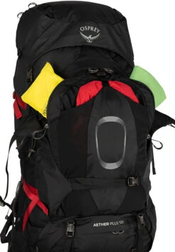 Osprey Aether Plus 100 Expedition Backpack -Outdoor Essentials Shop Aether Plus 100 S21 Detail2 Black
