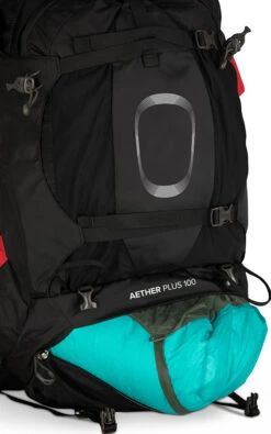Osprey Aether Plus 100 Expedition Backpack -Outdoor Essentials Shop Aether Plus 100 S21 Detail9 Black