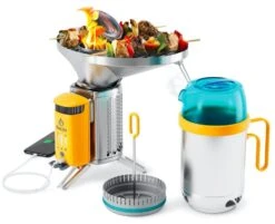 Biolite Campstove 2+ Complete Cook Kit Stove, Grill & Kettle Set -Outdoor Essentials Shop CampStoveComplete.1