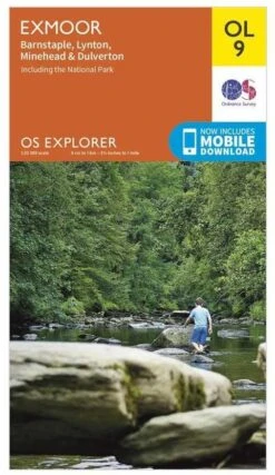 Explorer Area Map -Outdoor Essentials Shop EXMOOR1