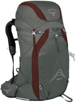 Osprey Eja 58 Women's Light Backpacking Pack 36 Osprey Eja 58 Women's Light Backpacking Pack -Outdoor Essentials Shop Eja58 S22 Side CloudGrey 10004028 10003560