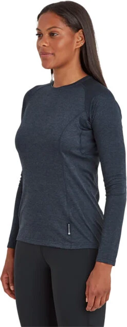 Montane Dart Women's Technical Base Layer Top -Outdoor Essentials Shop FDRLSECL FEM DART LONG SLEEVE T SHIRT ECLIPSE BLUE 2 5c6f4b5e 145a 4b3c b5aa 2cf3bf60cf6a 800x
