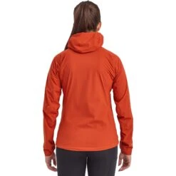 Montane Minimus Lite Women's Waterproof Jacket -Outdoor Essentials Shop FMILJSAF FEMMINIMUSLITEJACKET SAFFRONRED 3copy