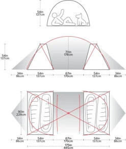 Big Agnes Wyoming Trail 4 Car Camping Tent -Outdoor Essentials Shop FPHH WT422