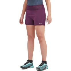Montane Slipstream Twin Skin Women's Running Shorts 9 Montane Slipstream Twin Skin Women's Running Shorts -Outdoor Essentials Shop FSTSSSAS FEM SLIPSTREAM TWIN SKIN SHORTS SASKATOON BERRY 2