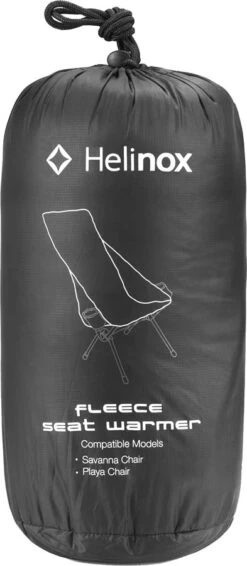 Helinox Fleece Seat Warmer Savanna/Playa Chair Cover -Outdoor Essentials Shop FleeceSeatWarmerForSavannaChair Black 5 2000px