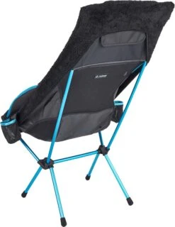 Helinox Fleece Seat Warmer Savanna/Playa Chair Cover -Outdoor Essentials Shop FleeceSeatWarmerForSvannaChair Black2 2000px