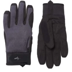 Sealskinz Harling Waterproof All Weather Gloves -Outdoor Essentials Shop Harling Waterproof All Weather Glove Grey Black 1copycopy