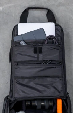 PRVKE V3 Camera Roll Top Backpack -Outdoor Essentials Shop Interiorpockets 2000xcopy