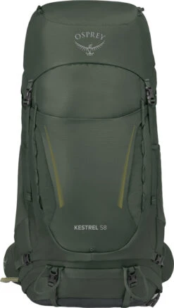 Osprey Kestrel 58 Adventure Trekking Pack 24 Osprey Kestrel 58 Adventure Trekking Pack -Outdoor Essentials Shop Kestrel58 S23 Front BonsaiGreen10004757copy