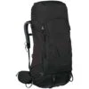 Osprey Kestrel 68 Adventure Trekking Pack -Outdoor Essentials Shop Kestrel68 S23 Side Black10004751copy