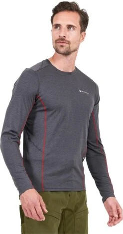 Montane Dart Technical Long Sleeve Base Layer Top -Outdoor Essentials Shop MDRLSSLA DART LONG SLEEVE T SHIRT 2