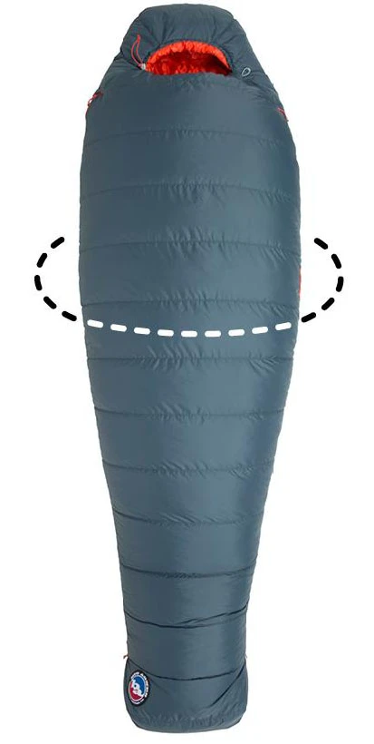 Big Agnes Torchlight 20°F/-7C Expandable Down Sleeping Bag 9 Big Agnes Torchlight 20°F/-7C Expandable Down Sleeping Bag - Image 7