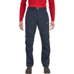 Montane Terra Pants Technical Softshell Trousers -Outdoor Essentials Shop MTPNRECL TERRA PANTS REG LEG ECLIPSE BLUE 1