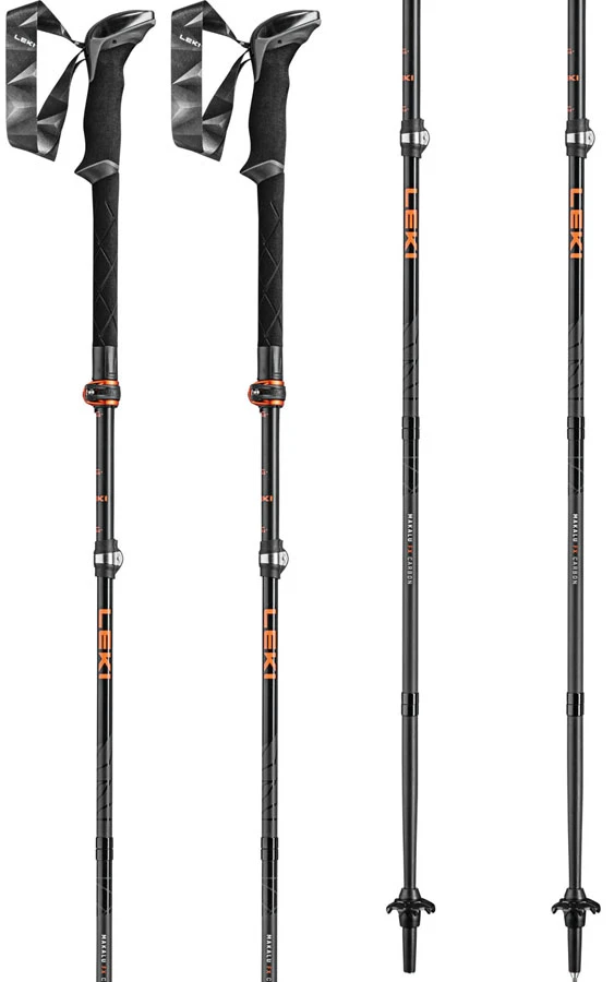 Leki Makalu FX Carbon Adjustable Trekking Poles 3 Leki Makalu FX Carbon Adjustable Trekking Poles