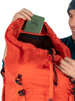 Osprey Mutant 38 Alpine/Climbing Backpack -Outdoor Essentials Shop Mutant38 F22 Detail7 MarsOrange
