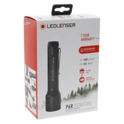 Ledlenser P6R Signature IP68 Rechargeable LED Flashlight -Outdoor Essentials Shop P6R Signature box front right 432x432