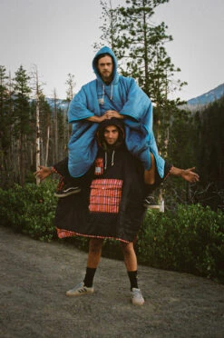 POLER Camp Poncho Reversible Camping Blanket With Hood -Outdoor Essentials Shop PhotoJul31100630AM2