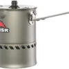 MSR Reactor Pot Lightweight Camping Cookware -Outdoor Essentials Shop Reactor 1.0 stove HandleOpen