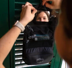 Osprey Ultralight Padded Organiser Travel Bag -Outdoor Essentials Shop S23 UltralightPaddedOrganizerBlack Accessories RossBernards Exp 11 29 2495