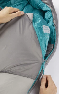 Rab Women's Solar Ultra 2 Lightweight Sleeping Bag -Outdoor Essentials Shop SOLAR ULTRA 2 WMNS GRANITE QSS 03 GRA 09
