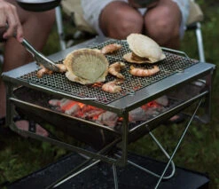 Snow Peak Pack & Carry Fireplace Grill Bridge Camping Grill -Outdoor Essentials Shop ST 032GBR switch3 515Wx515H 1024x12