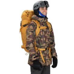 Osprey Soelden Technical Snow/Ski Backpack -Outdoor Essentials Shop Soelden 42L F23 OnBody1 ArtisanYellowcopy