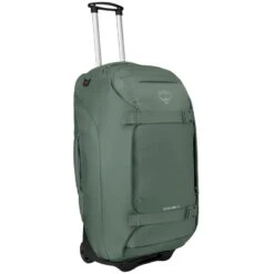 Osprey Sojourn Travel Pack Wheeled Bag/Suitcase -Outdoor Essentials Shop Sojourn Wheeled Travel Pack80L F23 Side KoseretGreencopy
