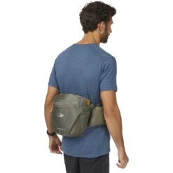 Lowe Alpine Space Case Technical Waist Pack -Outdoor Essentials Shop Space Case 7 LightKhaki FAH 05 LKH Model Back 01copy